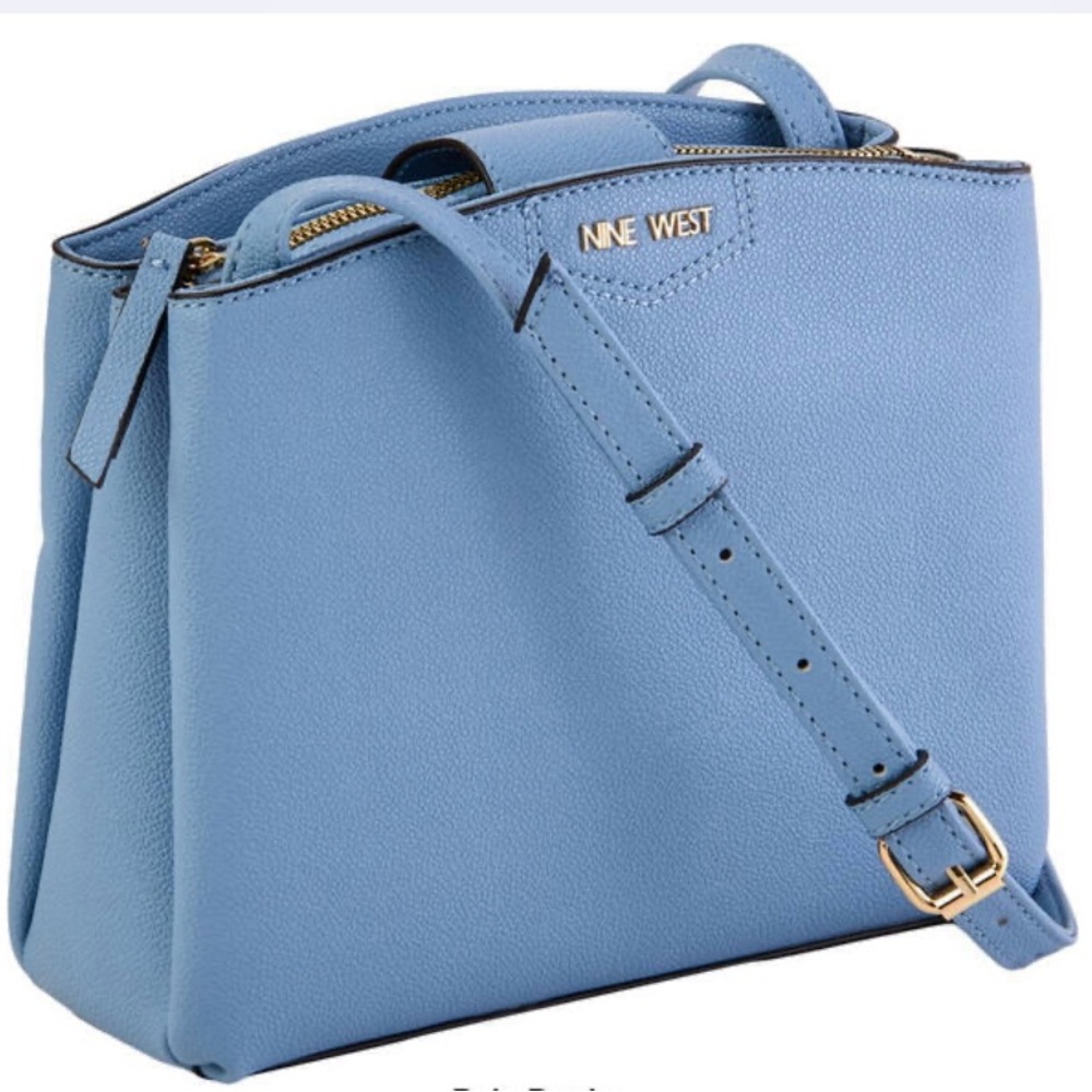 Jorie Jet Set Crossbody 3 Compartment Mini Bag Color Pumice Adjustable Strap